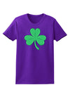 Shamrock Vector Design Womens Dark T-Shirt by TooLoud-Womens T-Shirt-TooLoud-Purple-X-Small-Davson Sales