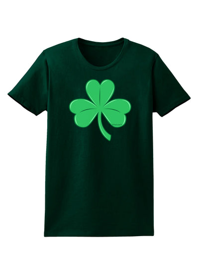 Shamrock Vector Design Womens Dark T-Shirt by TooLoud-Womens T-Shirt-TooLoud-Forest-Green-Small-Davson Sales