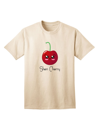 Sheri Cherry Adult T-Shirt - A Stylish Addition to Your Wardrobe-Mens T-shirts-TooLoud-Natural-Small-Davson Sales