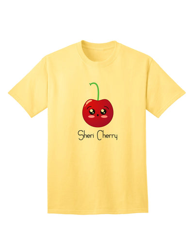 Sheri Cherry Adult T-Shirt - A Stylish Addition to Your Wardrobe-Mens T-shirts-TooLoud-Yellow-Small-Davson Sales