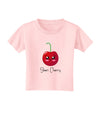 Sheri Cherry Text Toddler T-Shirt-Toddler T-Shirt-TooLoud-Light-Pink-2T-Davson Sales