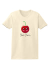 Sheri Cherry Text Womens T-Shirt-Womens T-Shirt-TooLoud-Natural-X-Small-Davson Sales