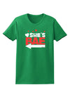 She's BAE - Left Arrow Womens Dark T-Shirt-Womens T-Shirt-TooLoud-Kelly-Green-X-Small-Davson Sales