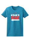 She's BAE - Left Arrow Womens Dark T-Shirt-Womens T-Shirt-TooLoud-Turquoise-X-Small-Davson Sales