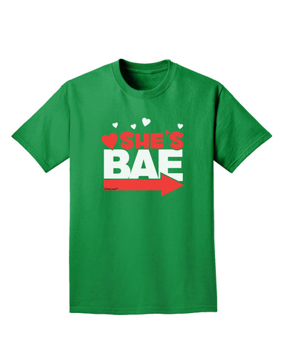 She's BAE - Right Arrow Adult Dark T-Shirt-Mens T-Shirt-TooLoud-Kelly-Green-Small-Davson Sales