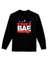 She's BAE - Right Arrow Adult Long Sleeve Dark T-Shirt-TooLoud-Black-Small-Davson Sales