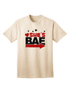 She's BAE - Right Arrow Adult T-Shirt-Mens T-Shirt-TooLoud-Natural-Small-Davson Sales