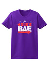 She's BAE - Right Arrow Womens Dark T-Shirt-Womens T-Shirt-TooLoud-Purple-X-Small-Davson Sales