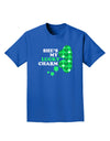 She's My Lucky Charm - Left Adult Dark T-Shirt-Mens T-Shirt-TooLoud-Royal-Blue-Small-Davson Sales