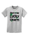 She's My Lucky Charm - Matching Couples Design Childrens T-Shirt by TooLoud-Childrens T-Shirt-TooLoud-AshGray-X-Small-Davson Sales