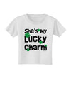 She's My Lucky Charm - Matching Couples Design Toddler T-Shirt by TooLoud-Toddler T-Shirt-TooLoud-White-2T-Davson Sales