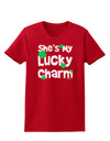 She's My Lucky Charm - Matching Couples Design Womens Dark T-Shirt by TooLoud-Womens T-Shirt-TooLoud-Red-X-Small-Davson Sales