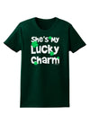 She's My Lucky Charm - Matching Couples Design Womens Dark T-Shirt by TooLoud-Womens T-Shirt-TooLoud-Forest-Green-Small-Davson Sales