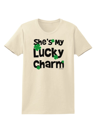 She's My Lucky Charm - Matching Couples Design Womens T-Shirt by TooLoud-Womens T-Shirt-TooLoud-Natural-X-Small-Davson Sales