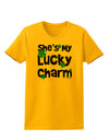 She's My Lucky Charm - Matching Couples Design Womens T-Shirt by TooLoud-Womens T-Shirt-TooLoud-Gold-X-Small-Davson Sales