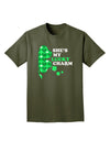 She's My Lucky Charm - Right Adult Dark T-Shirt-Mens T-Shirt-TooLoud-Military-Green-Small-Davson Sales