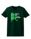 She's My Lucky Charm - Right Womens Dark T-Shirt-TooLoud-Forest-Green-Small-Davson Sales