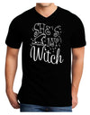 She's My Witch Adult V-Neck T-shirt-Mens T-Shirt-TooLoud-Black-Small-Davson Sales