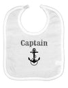 Ship Captain Nautical Anchor Boating Baby Bib