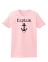 Ship Captain Nautical Anchor Boating Womens T-Shirt-Womens T-Shirt-TooLoud-PalePink-X-Small-Davson Sales