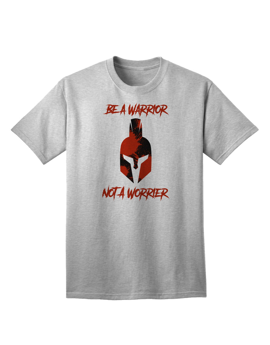 Shop the Be a Warrior Not a Worrier Adult T-Shirt by TooLoud-Mens T-shirts-TooLoud-White-Small-Davson Sales