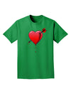 Shot Through the Heart Bleeding Adult Dark T-Shirt-Mens T-Shirt-TooLoud-Kelly-Green-Small-Davson Sales