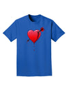 Shot Through the Heart Bleeding Adult Dark T-Shirt-Mens T-Shirt-TooLoud-Royal-Blue-Small-Davson Sales