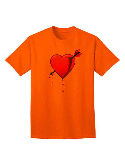 Shot Through the Heart Bleeding Adult T-Shirt-Mens T-Shirt-TooLoud-Orange-Small-Davson Sales