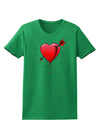 Shot Through the Heart Bleeding Womens Dark T-Shirt-TooLoud-Kelly-Green-X-Small-Davson Sales