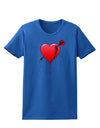 Shot Through the Heart Bleeding Womens Dark T-Shirt-TooLoud-Royal-Blue-X-Small-Davson Sales