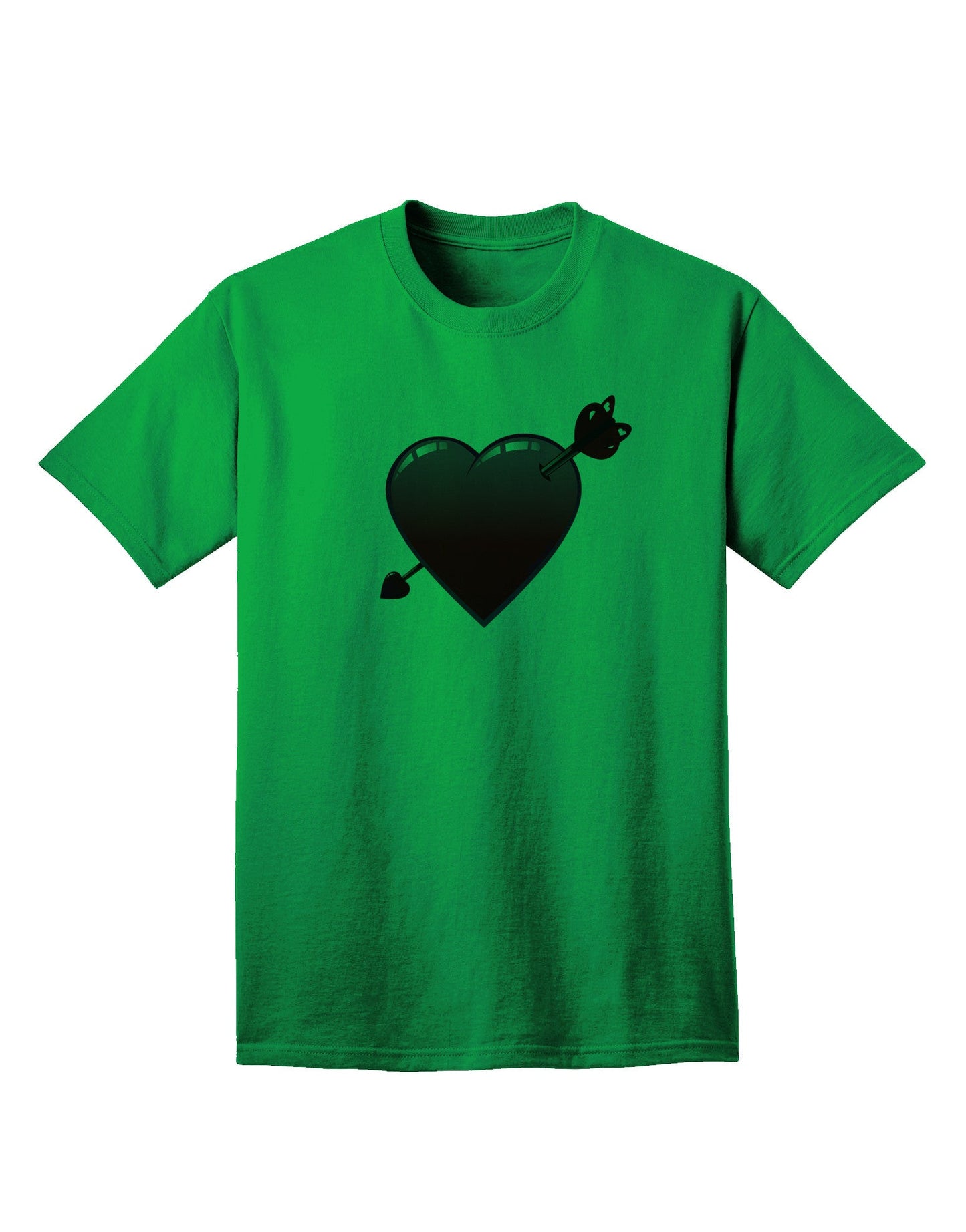 Shot Through the Heart Cute Adult T-Shirt-Mens T-Shirt-TooLoud-Kelly-Green-Small-Davson Sales