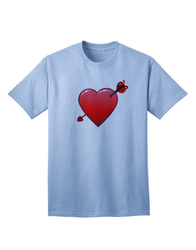 Shot Through the Heart Cute Adult T-Shirt-Mens T-Shirt-TooLoud-Light-Blue-Small-Davson Sales