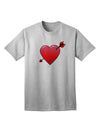 Shot Through the Heart Cute Adult T-Shirt-Mens T-Shirt-TooLoud-AshGray-Small-Davson Sales