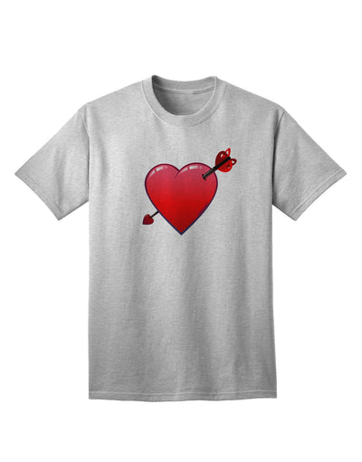 Shot Through the Heart Cute Adult T-Shirt-Mens T-Shirt-TooLoud-AshGray-Small-Davson Sales