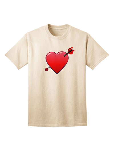 Shot Through the Heart Cute Adult T-Shirt-Mens T-Shirt-TooLoud-Natural-Small-Davson Sales