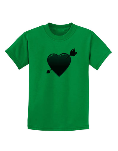 Shot Through the Heart Cute Childrens T-Shirt-Childrens T-Shirt-TooLoud-Kelly-Green-X-Small-Davson Sales