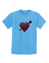 Shot Through the Heart Cute Childrens T-Shirt-Childrens T-Shirt-TooLoud-Aquatic-Blue-X-Small-Davson Sales