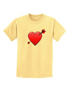 Shot Through the Heart Cute Childrens T-Shirt-Childrens T-Shirt-TooLoud-Daffodil-Yellow-X-Small-Davson Sales