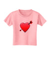 Shot Through the Heart Cute Toddler T-Shirt-Toddler T-Shirt-TooLoud-Candy-Pink-2T-Davson Sales