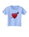 Shot Through the Heart Cute Toddler T-Shirt-Toddler T-Shirt-TooLoud-Aquatic-Blue-2T-Davson Sales