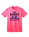 Show Your Support for Our Armed Forces with the My Daddy is My Hero Blue Adult T-Shirt by TooLoud-Mens T-shirts-TooLoud-Neon-Pink-Small-Davson Sales