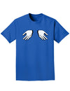 Shrugging Hands Adult Dark T-Shirt-Mens T-Shirt-TooLoud-Royal-Blue-Small-Davson Sales