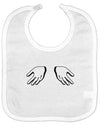 Shrugging Hands Baby Bib