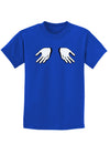 Shrugging Hands Childrens Dark T-Shirt-Childrens T-Shirt-TooLoud-Royal-Blue-X-Small-Davson Sales