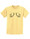 Shrugging Hands Childrens T-Shirt-Childrens T-Shirt-TooLoud-Daffodil-Yellow-X-Small-Davson Sales