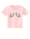 Shrugging Hands Toddler T-Shirt-Toddler T-Shirt-TooLoud-Light-Pink-2T-Davson Sales