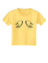 Shrugging Hands Toddler T-Shirt-Toddler T-Shirt-TooLoud-Daffodil-Yellow-2T-Davson Sales