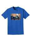 Sidecar Motorcycle Photo Adult Dark T-Shirt-Mens T-Shirt-TooLoud-Royal-Blue-Small-Davson Sales