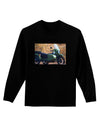 Sidecar Motorcycle Photo Adult Long Sleeve Dark T-Shirt-TooLoud-Black-Small-Davson Sales