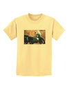 Sidecar Motorcycle Photo Childrens T-Shirt-Childrens T-Shirt-TooLoud-Daffodil-Yellow-X-Small-Davson Sales